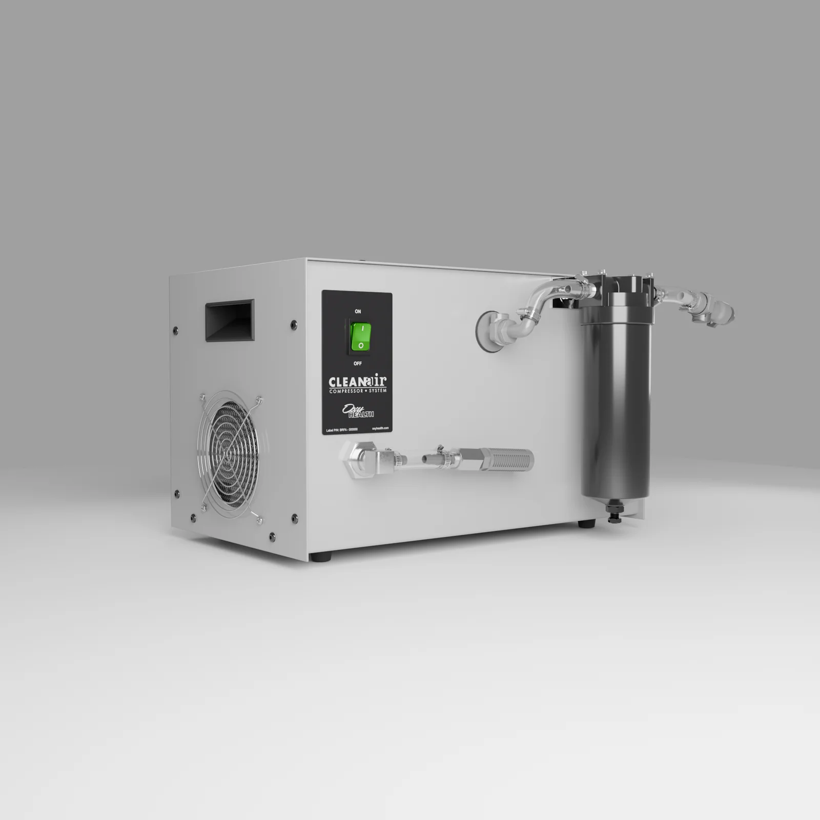 CleanAir Compressor included with the Vitaeris 320 hyperbaric chamber system