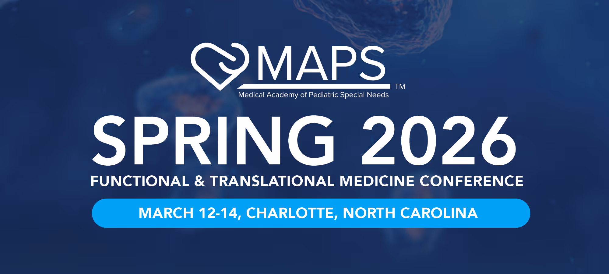 MAPS Spring 2026 conference banner - Medical Academy of Pediatric Special Needs