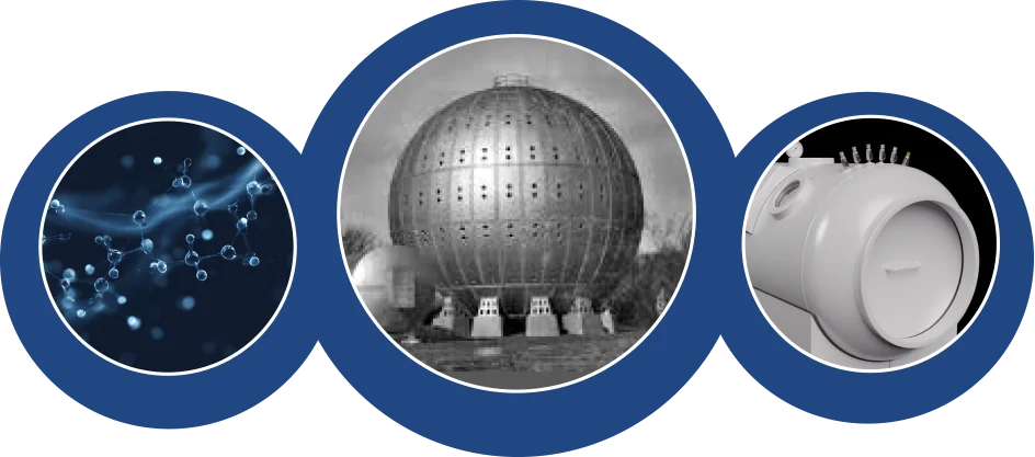 Historical illustration of early hyperbaric medicine and pressurized chamber development